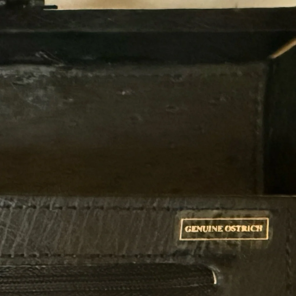 Vintage Ostrich Briefcase - Picture 4 of 8